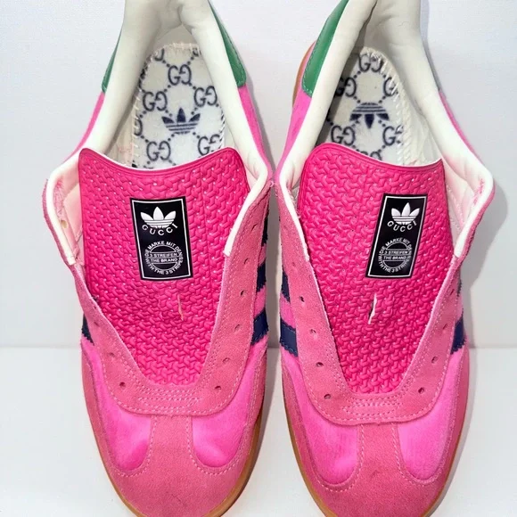 ADIDAS GUCCI GAZELLE PINK VELVET - Picture 10 of 13